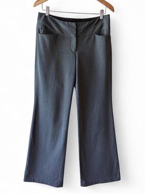 Vintage Y2K gray low rise wide leg pants trouser subversive grunge office euro S